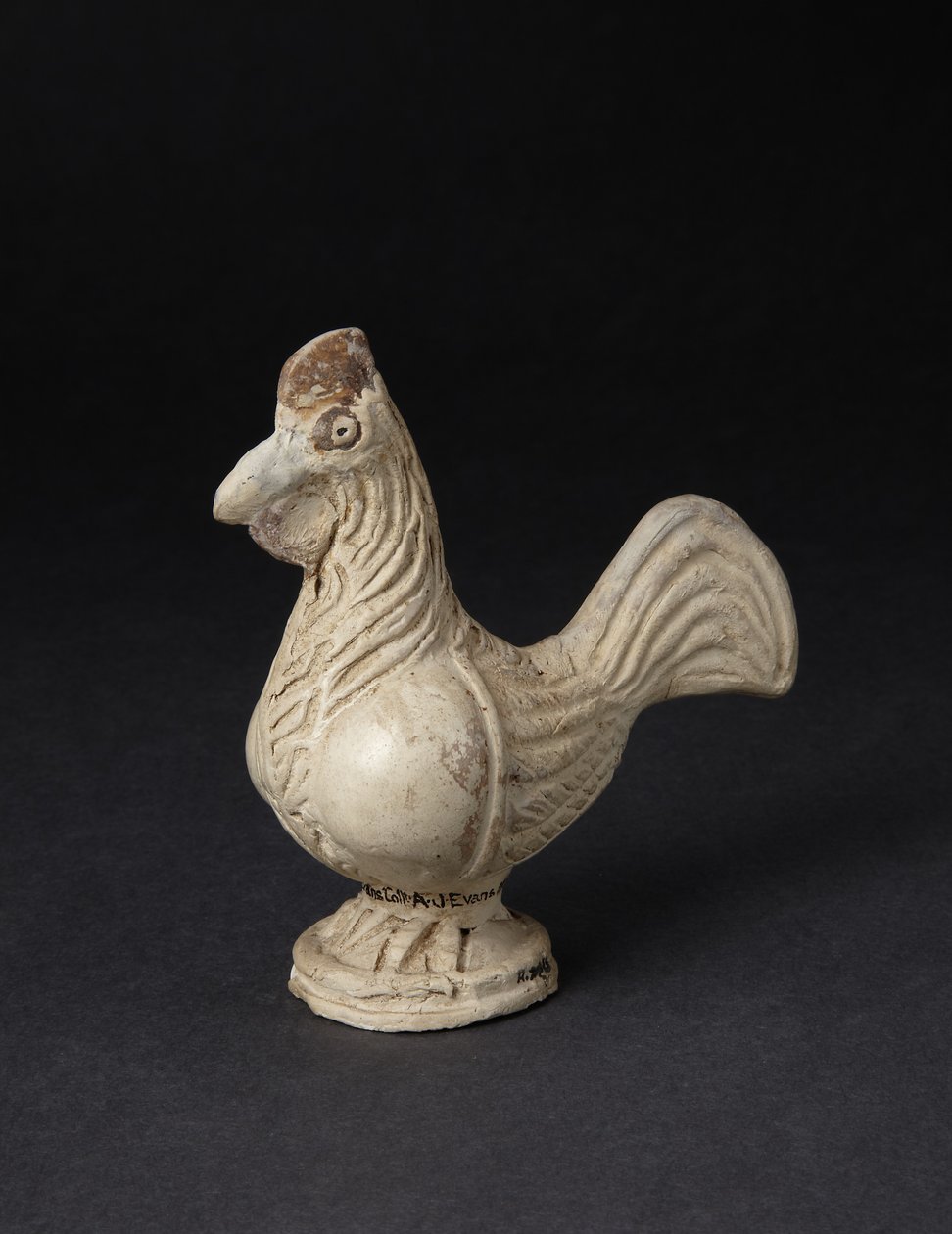Terrakotta kakas figura (kerámia) alkotó: French School