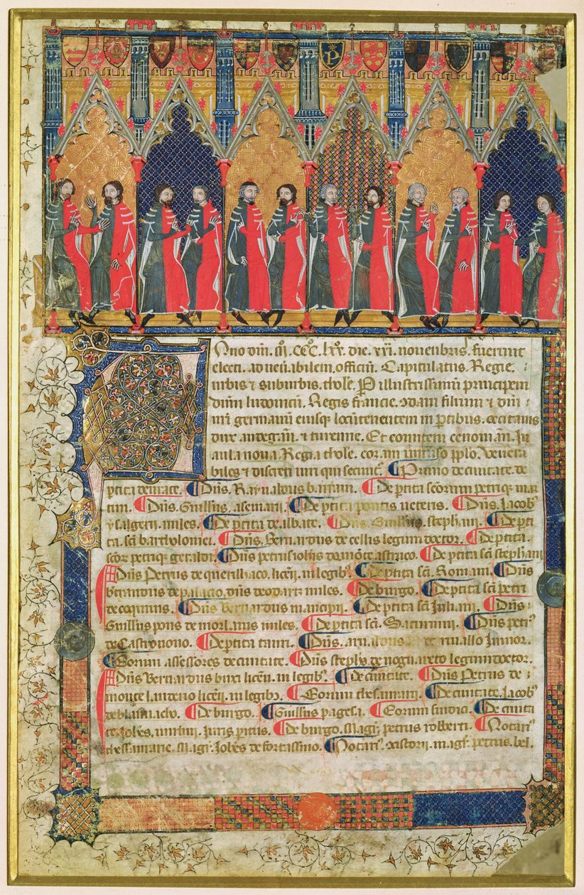 A toulouse-i polgármesterek, 1369 alkotó: French School