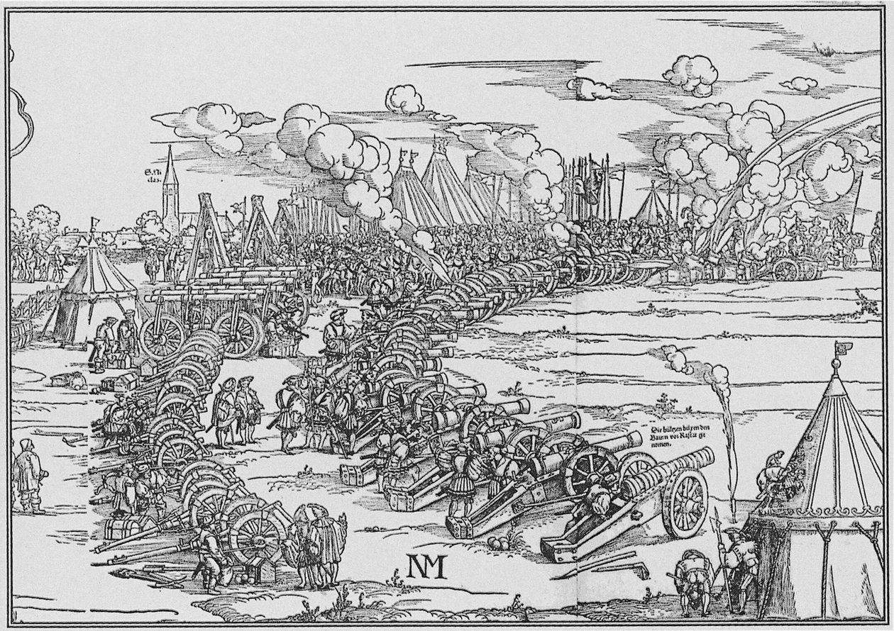 Charles Quint Tüzérségi Parkja, 1530 alkotó: French School