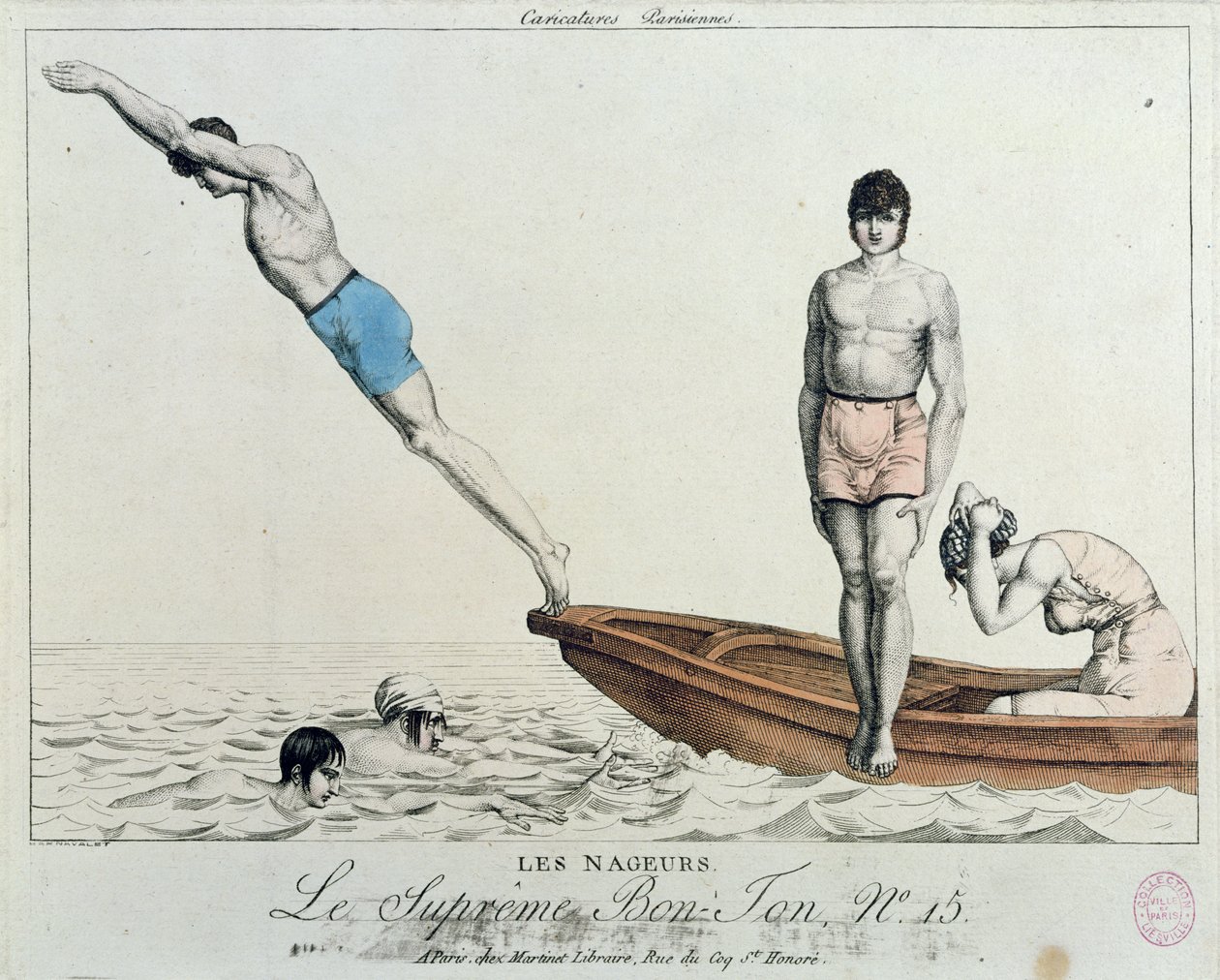 The Bathers, No.15 a Le Supreme Bon-Tonból alkotó: French School