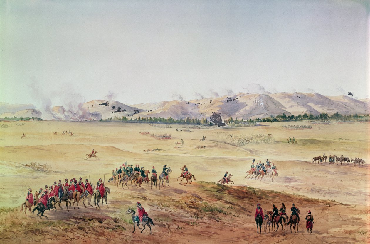 Az almai csata, 1854. szeptember 20 alkotó: French School