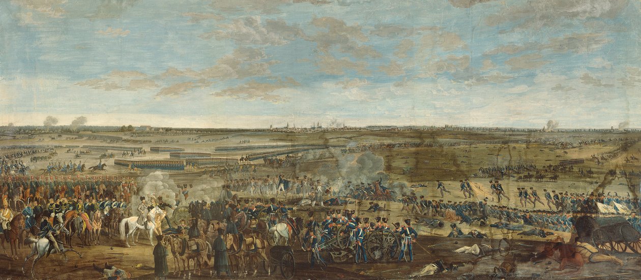 A lipcsei csata, 1813. október 18. (a részletekért lásd: 161783) alkotó: French School