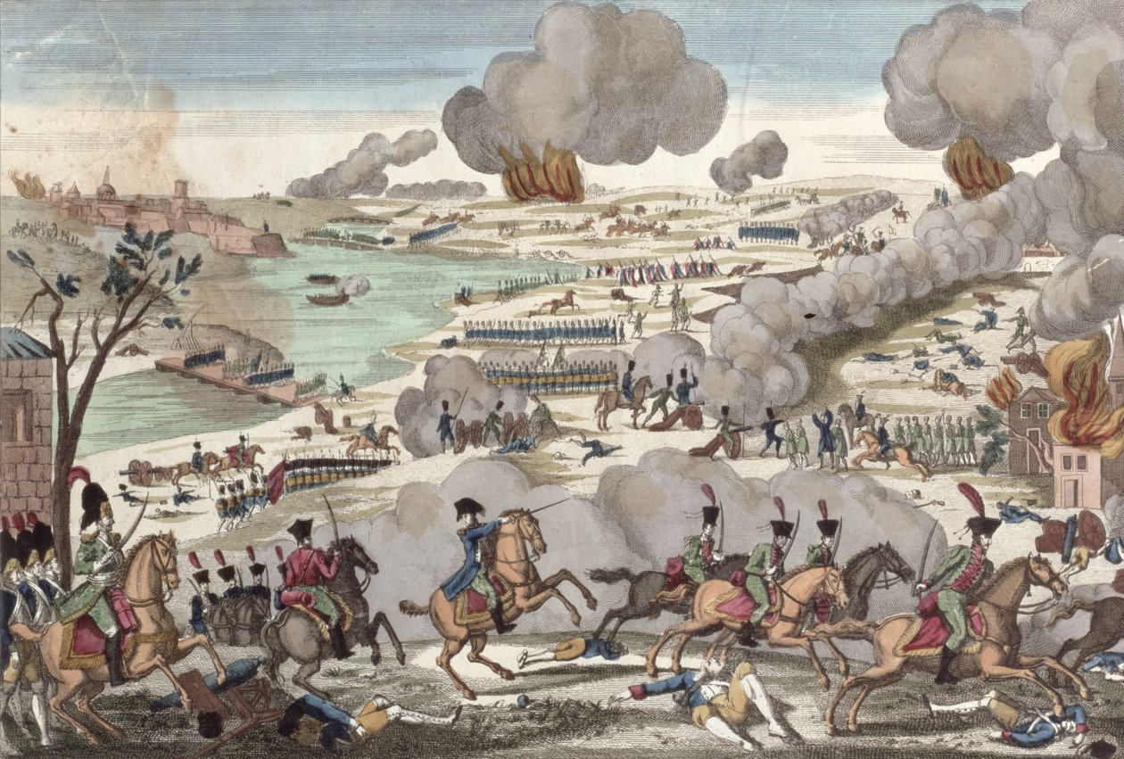 A wagrami csata, 1809. július 6 alkotó: French School