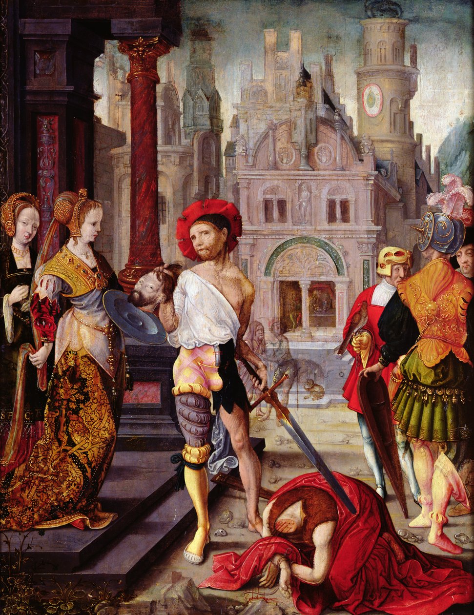 Keresztelő Szent János lefejezése, 1525 alkotó: French School
