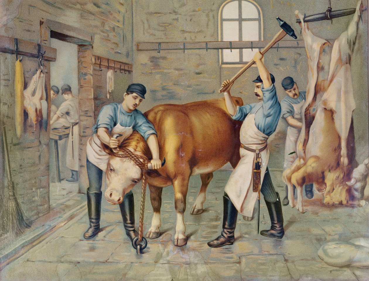 A hentes, 19. század alkotó: French School