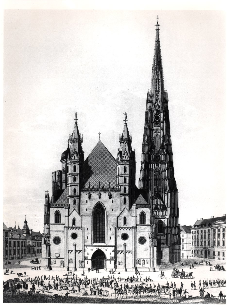 A bécsi Szent István-székesegyház, 1821 alkotó: French School