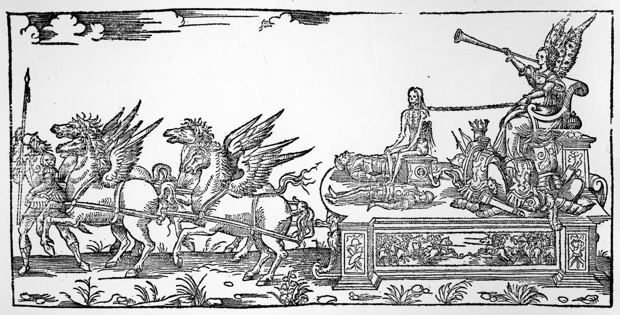 A Híres szekere, a II. Henrik diadala része, 1551-ben alkotó: French School