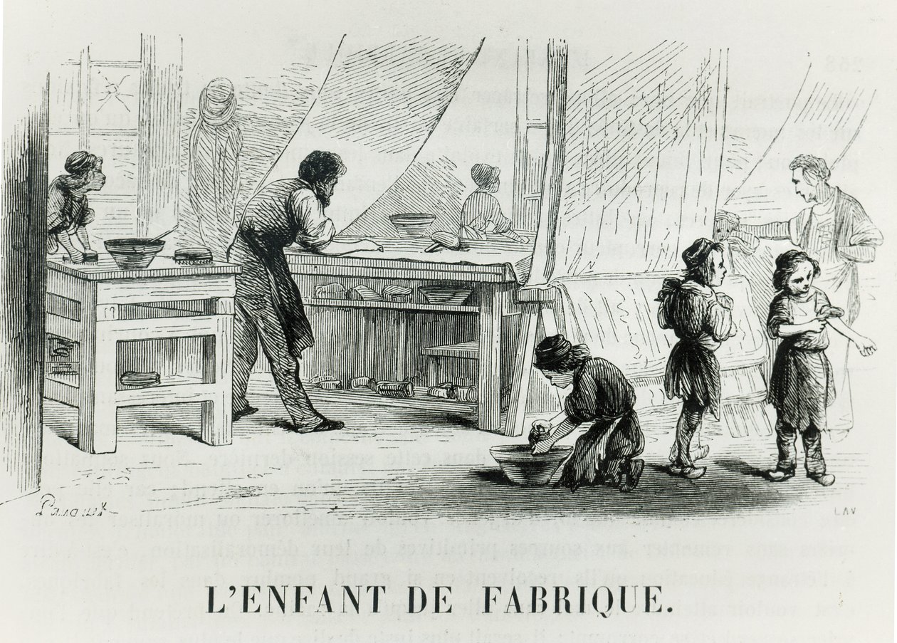 A gyár gyermeke c. 1842 alkotó: French School