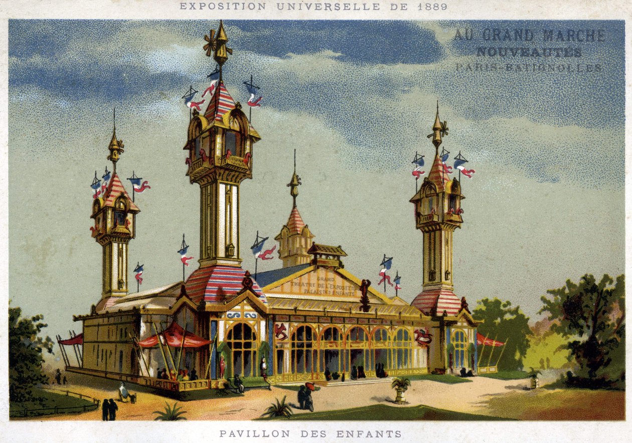 Gyermekpavilon, Paris Batignolles. alkotó: French School