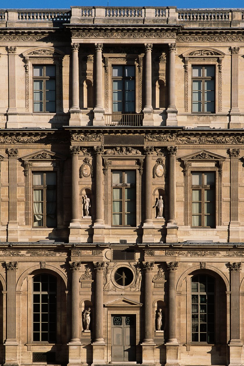 A Cour Carree, északi oldal alkotó: French School