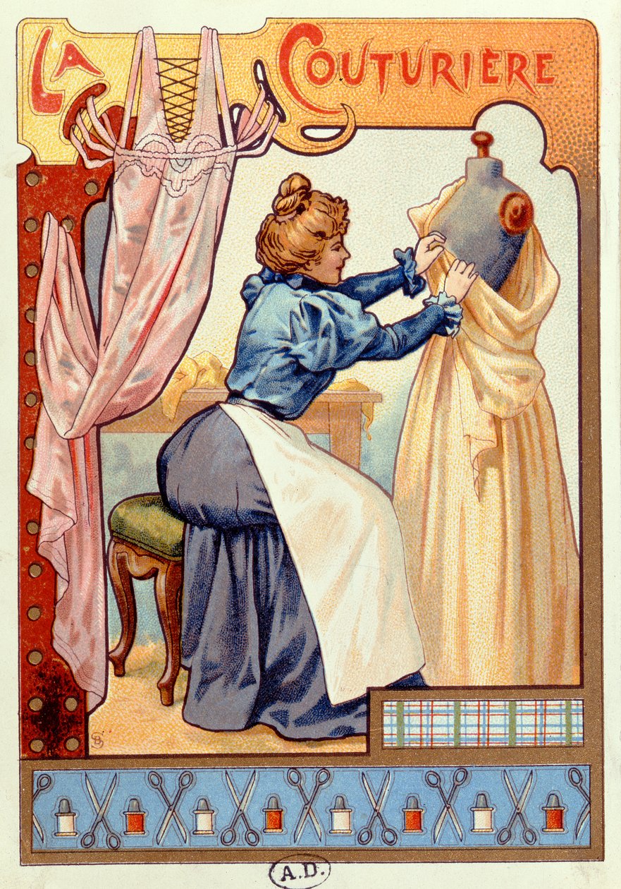 The Couturier, 1899 alkotó: French School