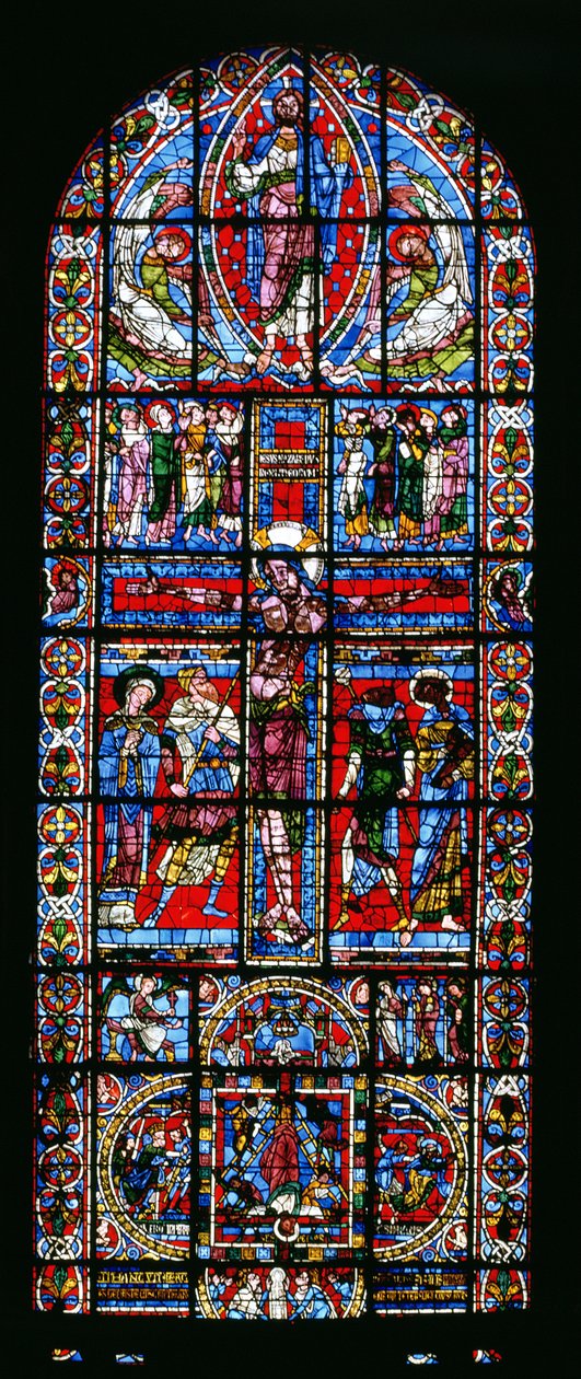 A keresztre feszítés és a mennybemenetel alkotó: French School