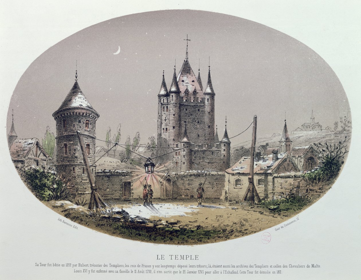 A templom Donjonja, Párizs alkotó: French School
