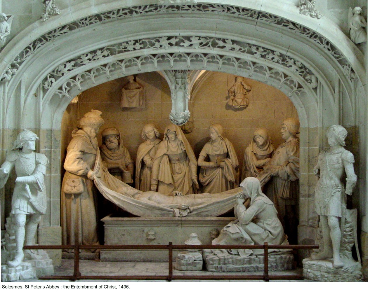 Krisztus síremléke a déli kereszthajóban, 1496 alkotó: French School