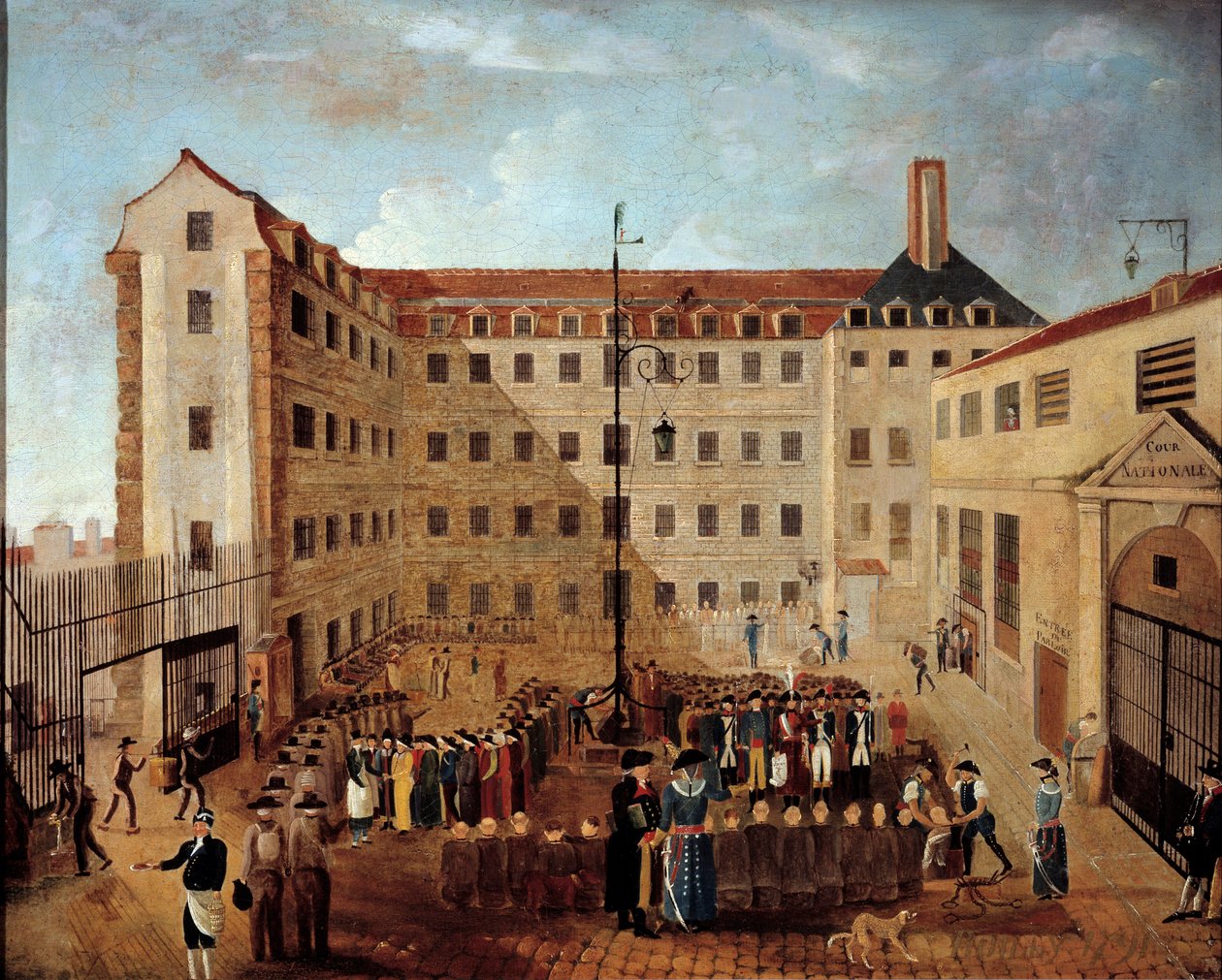 Az erők átgondolása a francia iskola bicetre festészetéig. 1791. V. 0,48x0,35 m Párizs, Musee de l