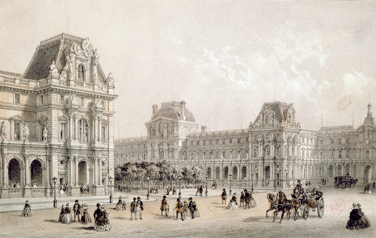 Az elkészült Louvre alkotó: French School