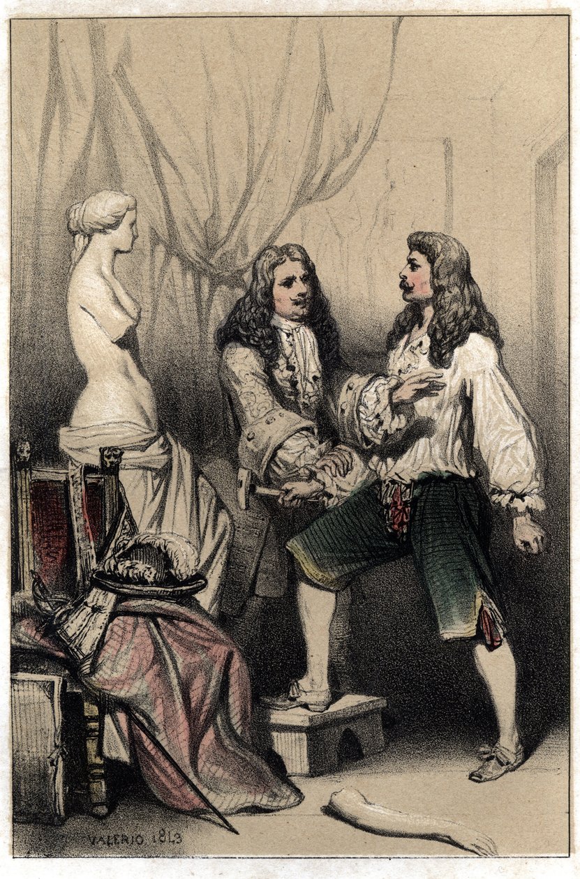 Pierre Puget (1620-1694) francia szobrász a szponzora, a Plate által javasolt átlagos javaslatot követően fogta el, hogy megtörje Vénuszát. 1843. alkotó: French School