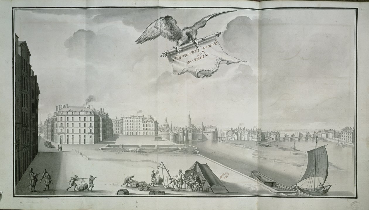 A Gabelle, Nantes, 1723-ban alkotó: French School