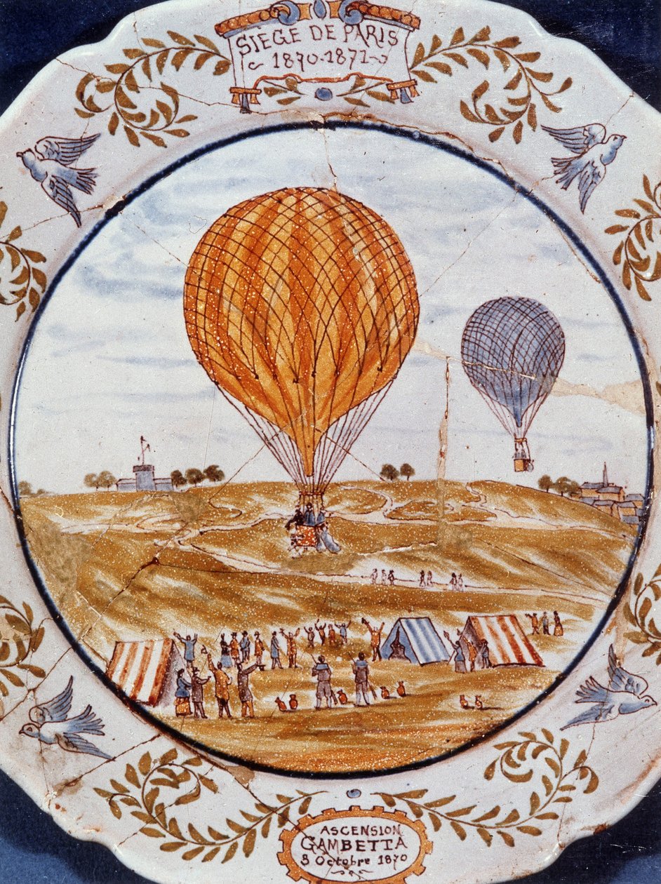 A Gambetta Ascent, október 3 alkotó: French School