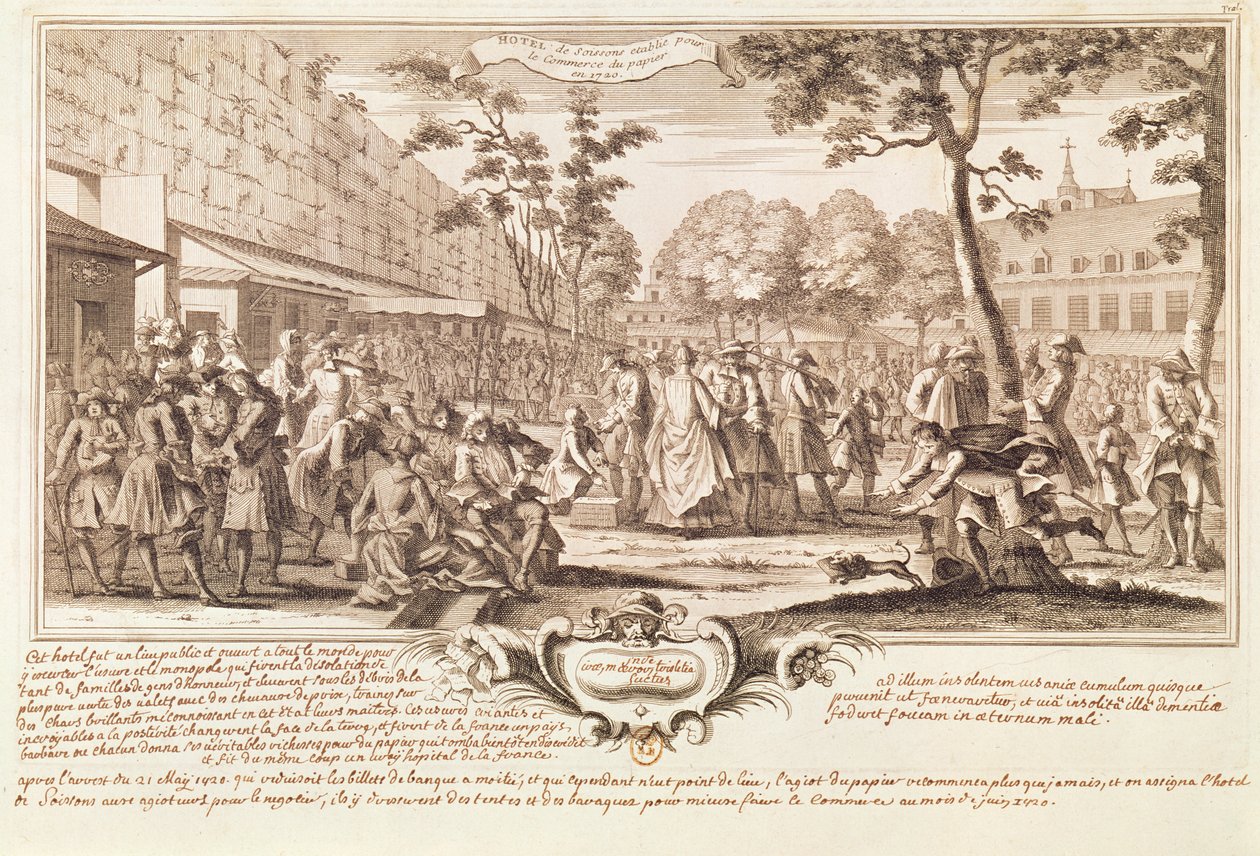 A Hotel de Soissons 1720-ban alkotó: French School