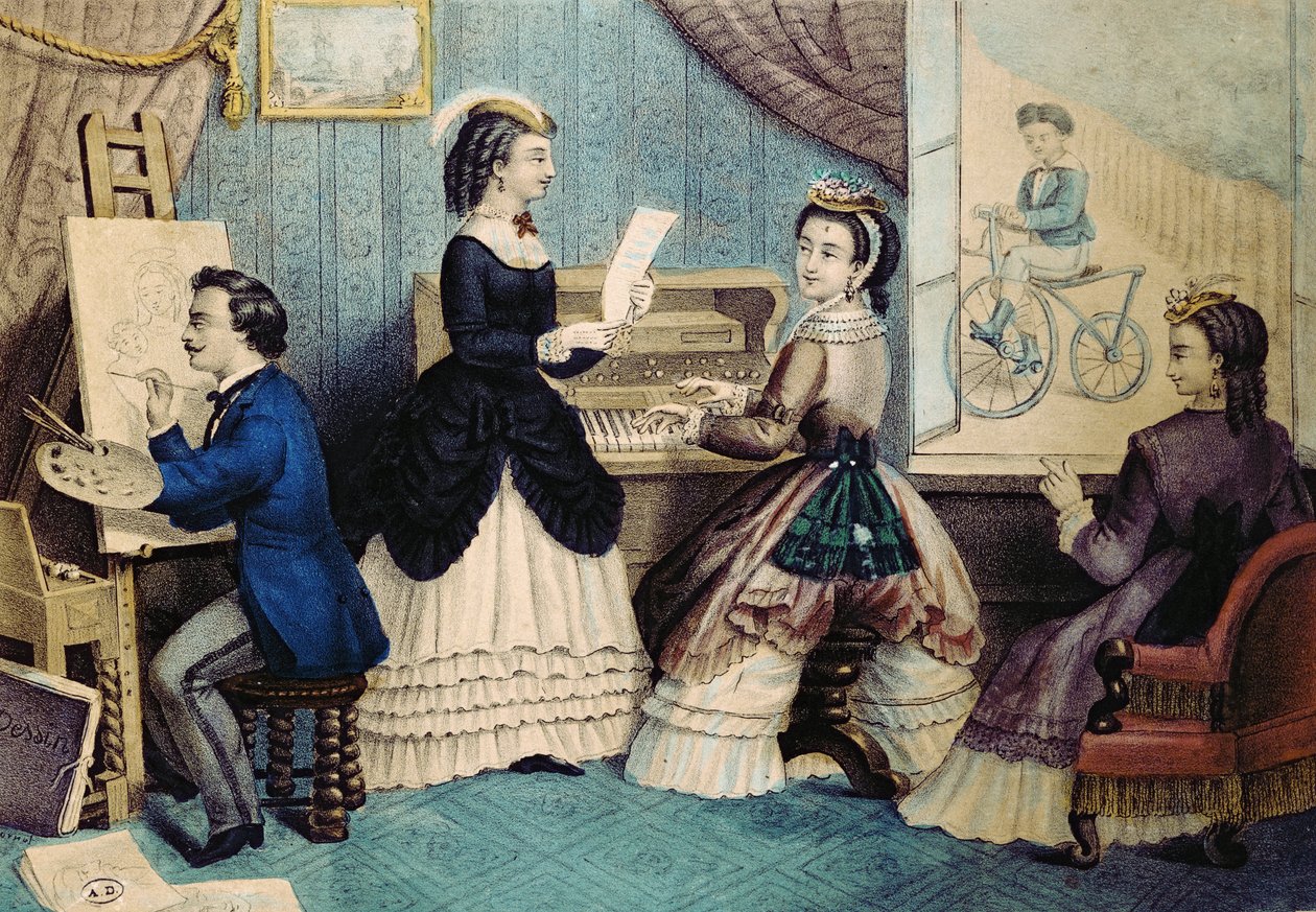 A fejlődő művészetek, 1867 alkotó: French School