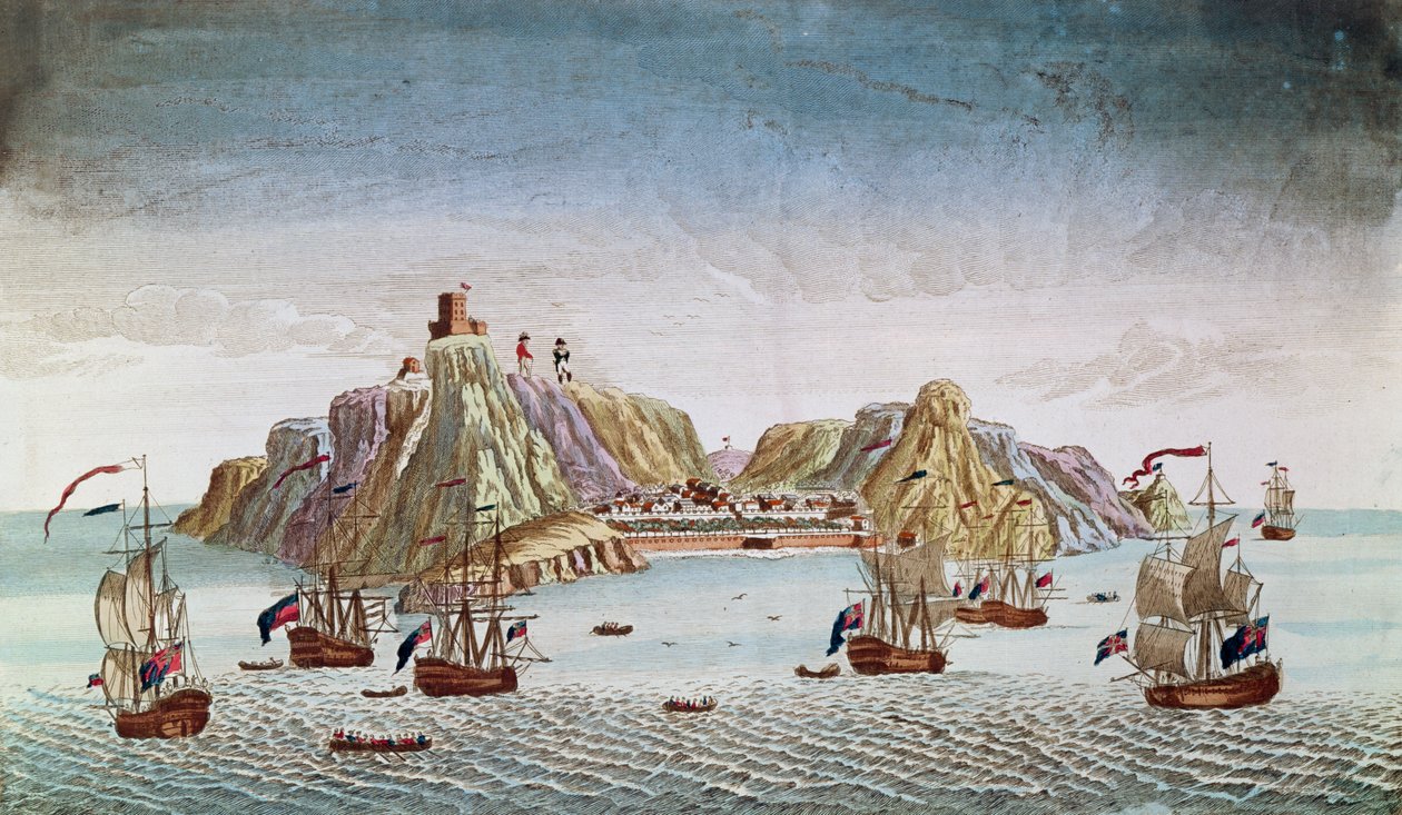 Szent Ilona szigete, Napóleon Bonaparte tábornok (1769-1821) száműzetésének helye alkotó: French School