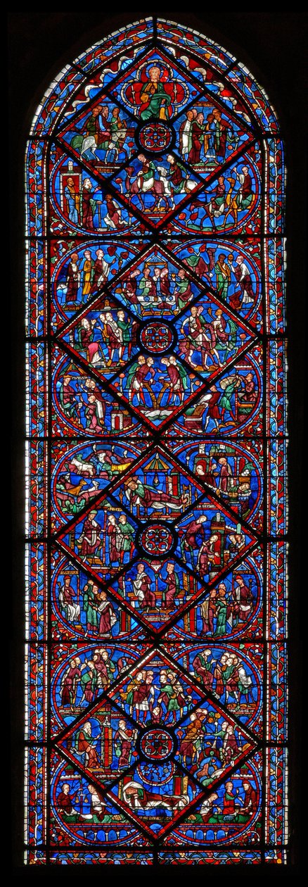 A József ablak (w41) alkotó: French School