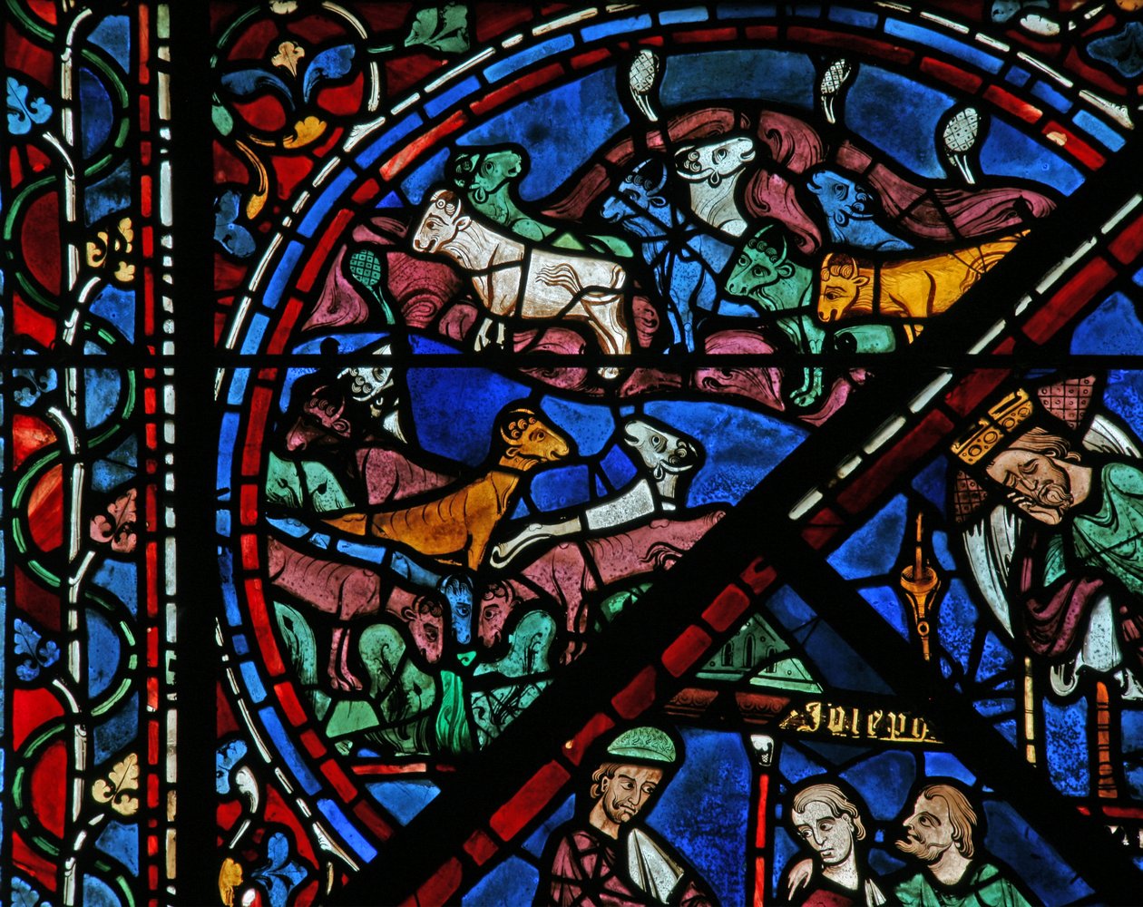 A József-ablak: a kövér és sovány szarvasmarha az álomban (w41) alkotó: French School