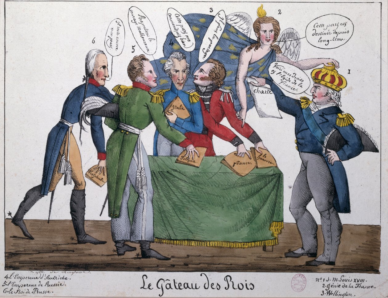 A királyok tortája, 1815 alkotó: French School