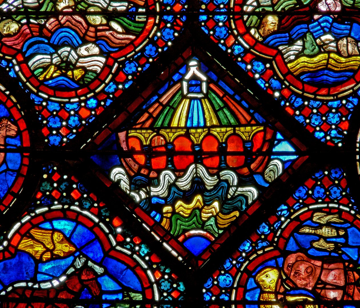 A Noé ablaka: a bárka a vizeken (w47) alkotó: French School