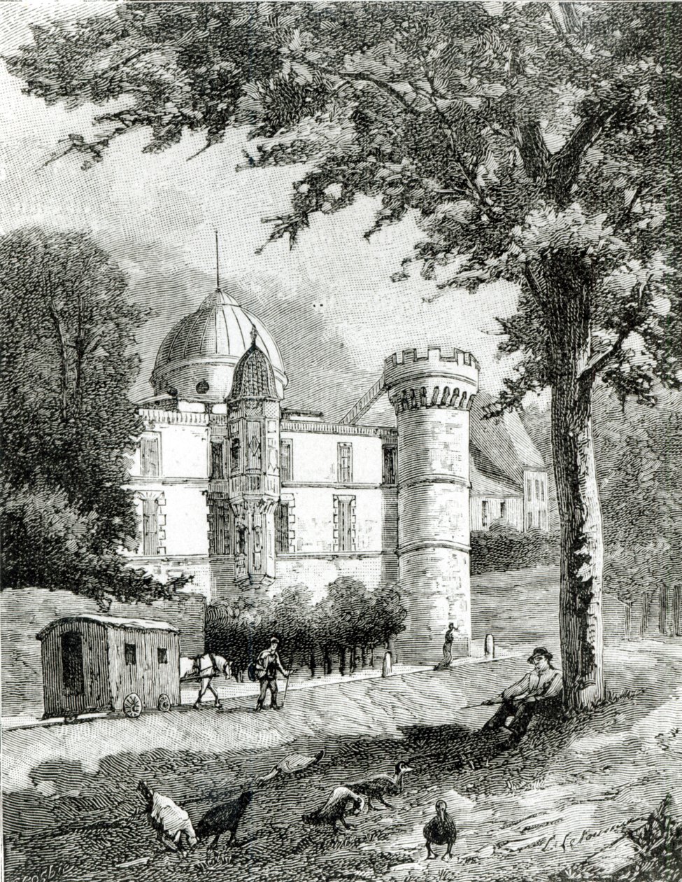 Camille Flammarion csillagvizsgálója a Juvisyben alkotó: French School