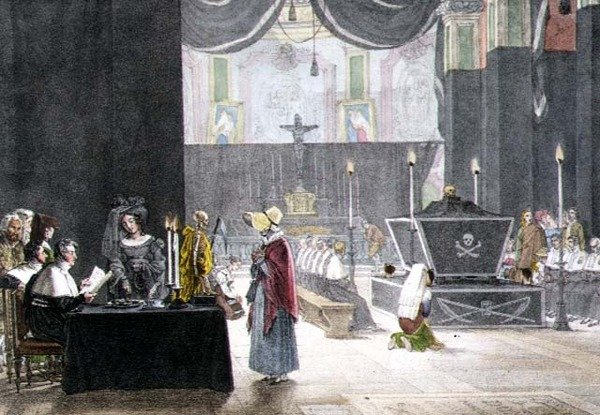 Az oktáv, vésette Villain (színes metszet) alkotó: French School