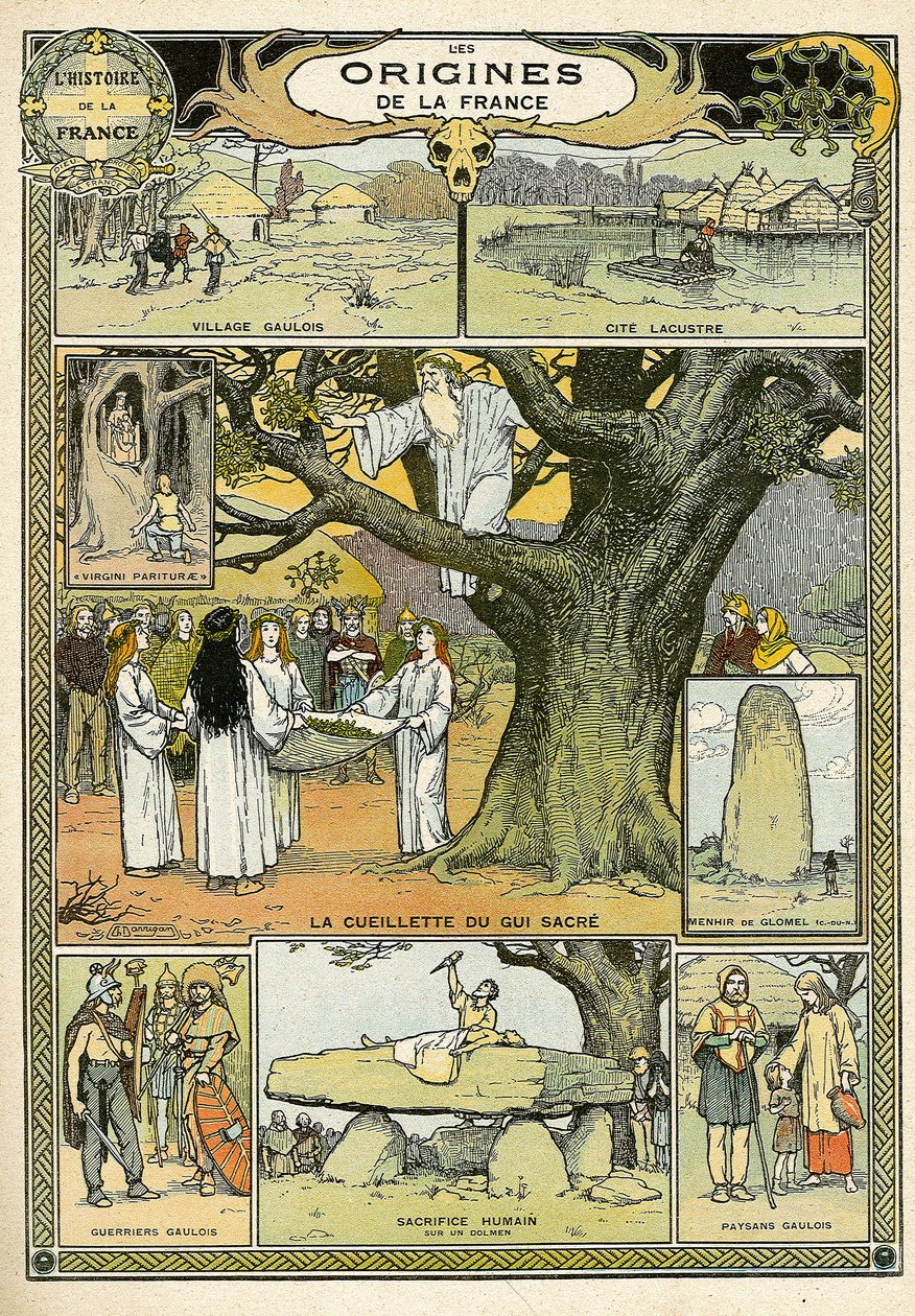 Franciaország eredete, a "Histoire de France"-ból alkotó: French School