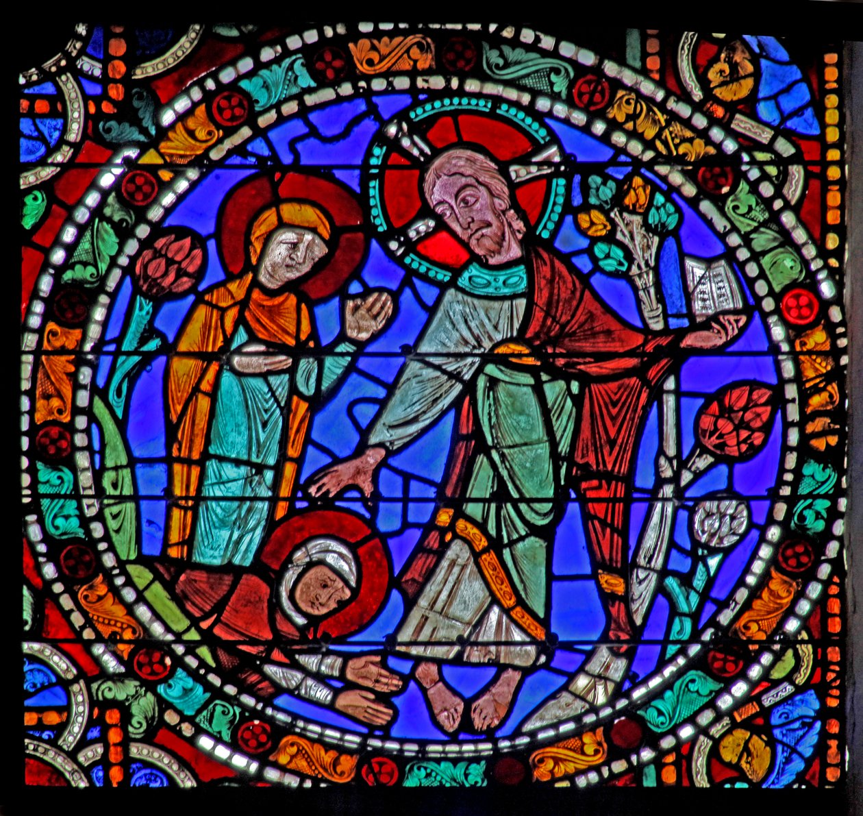 A Passió ablaka: Feltámadás – Megjelenés Magdalénának (w51) alkotó: French School