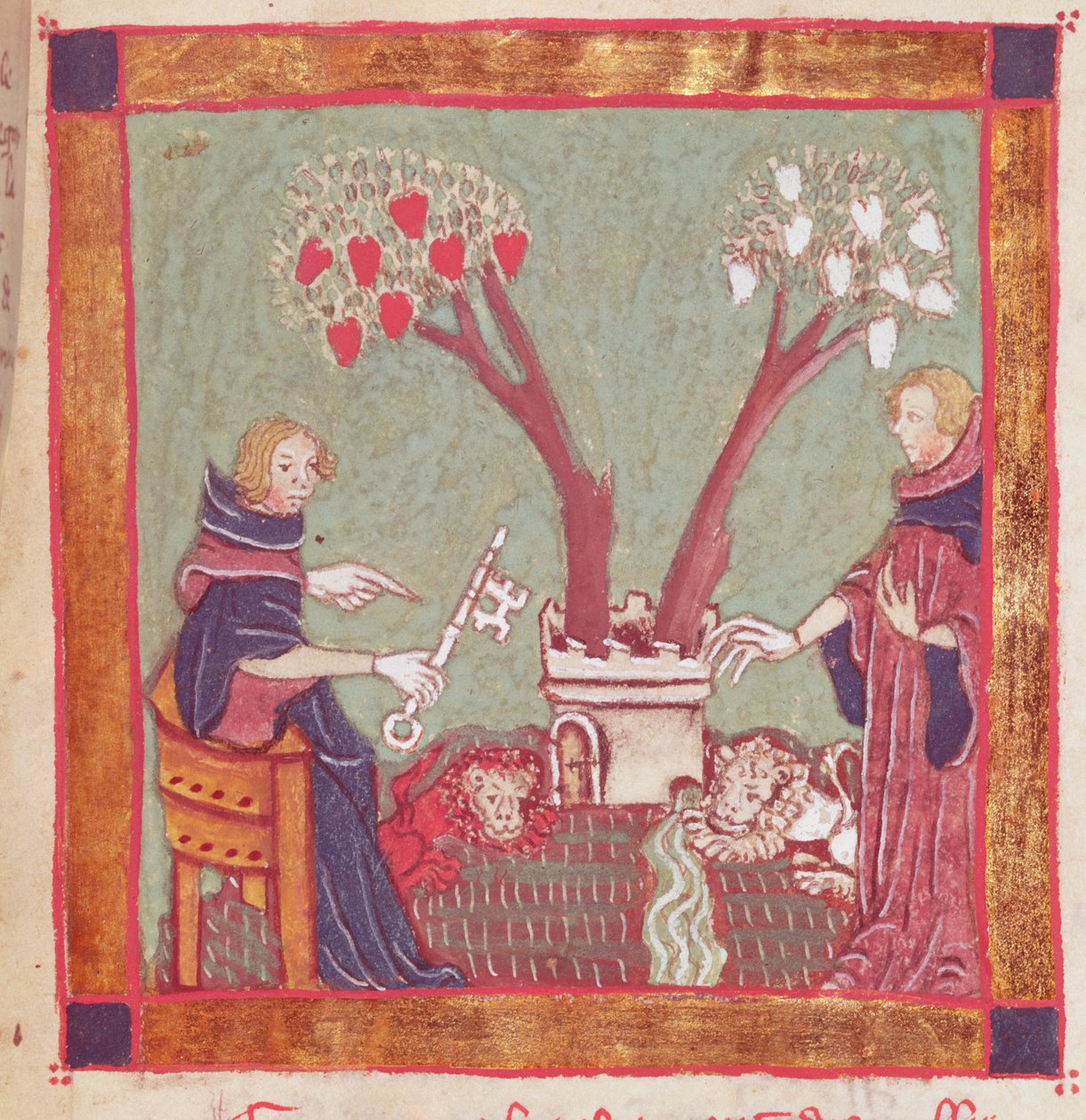 The Philosophers Will, az alkímia kéziratából, 14. század alkotó: French School