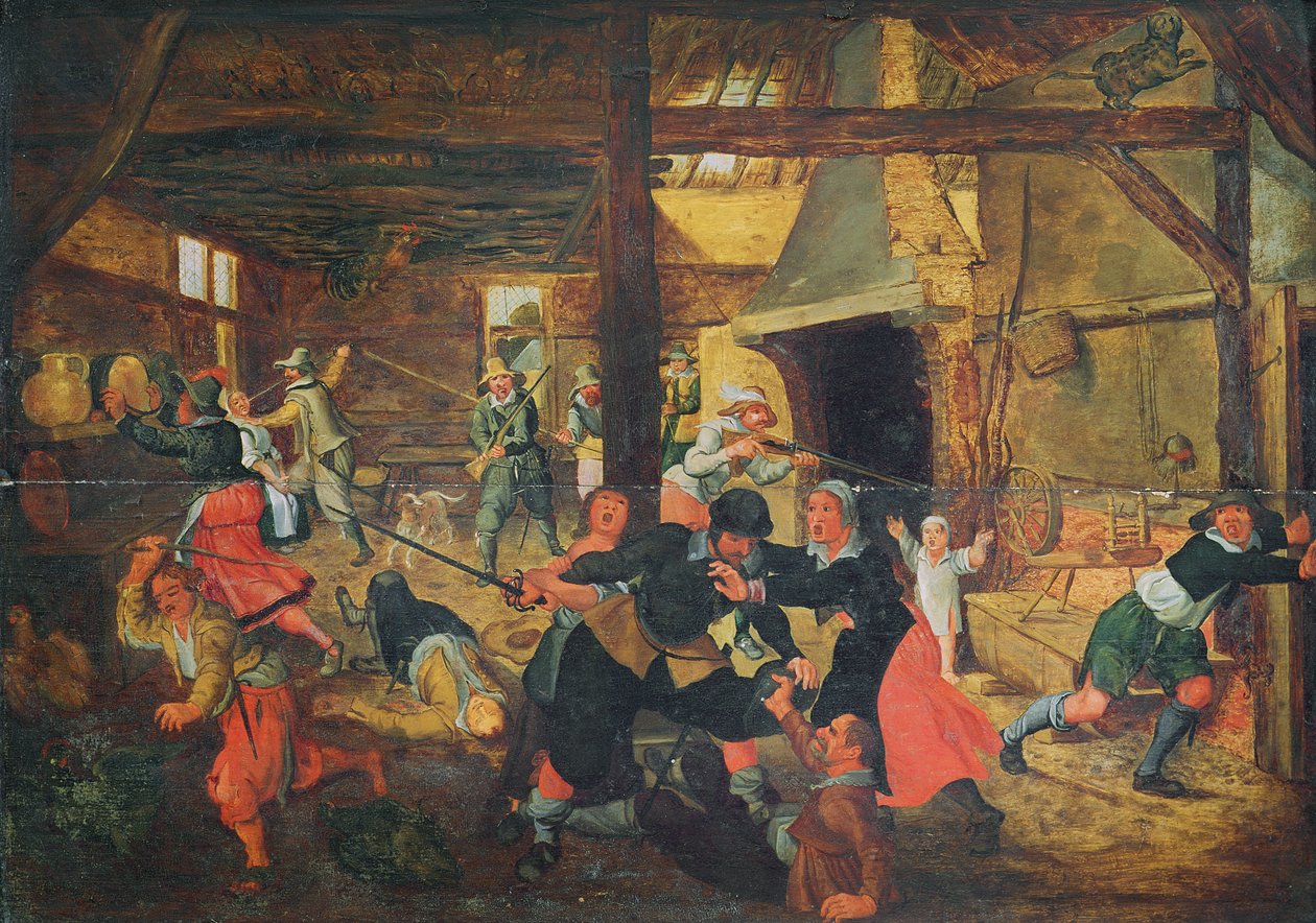 Egy farm kifosztása alkotó: French School