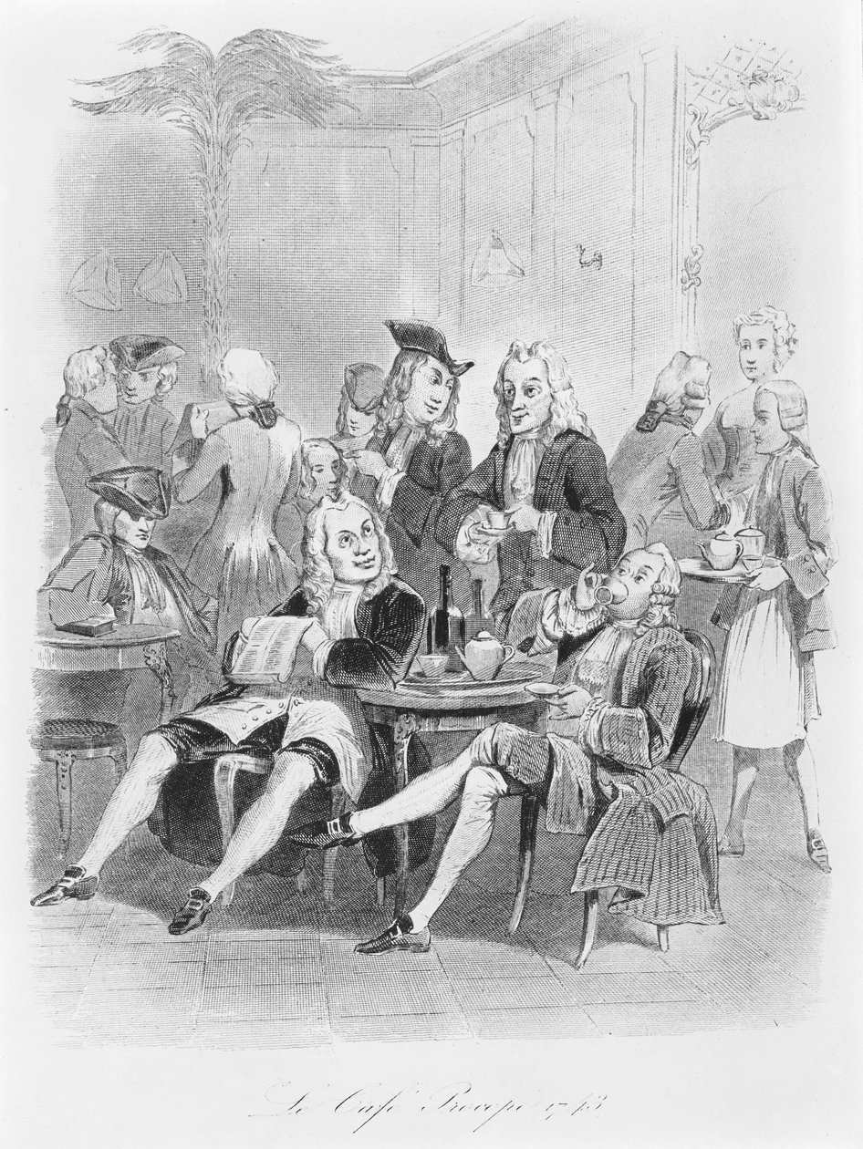 A Procope 1743-ban, 1840 körül alkotó: French School