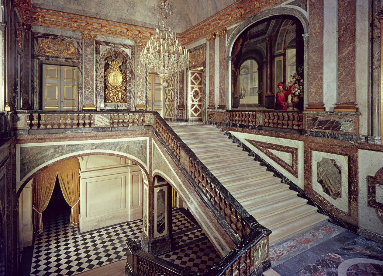A Queens lépcsőház, 1679 körül alkotó: French School
