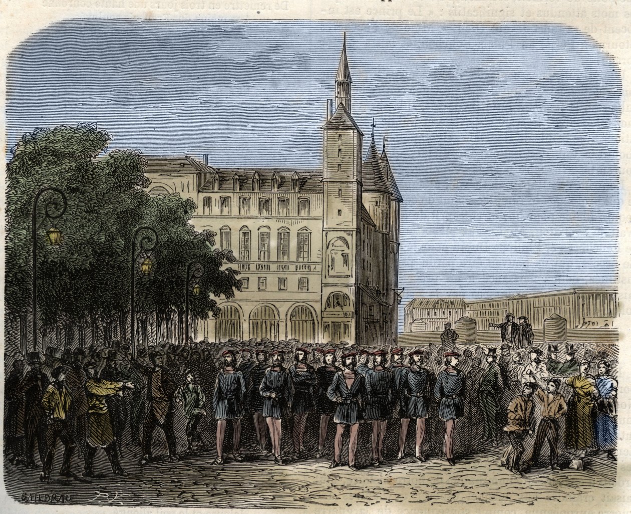 A szentsimonizmus 1820-30 - Saint-Simonizmus - Szent-Simonizmus - Szent-Simonizmus - A Szent-Simonizmus - Metszet alkotó: French School