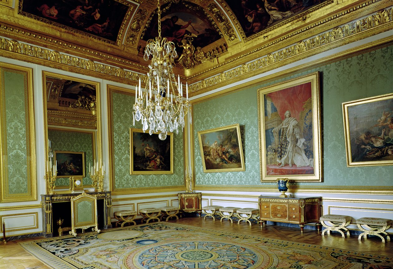 A Salon des Nobles, amelyet 1785-ben újjádíszített Marie-Antoinette (1755-93) alkotó: French School