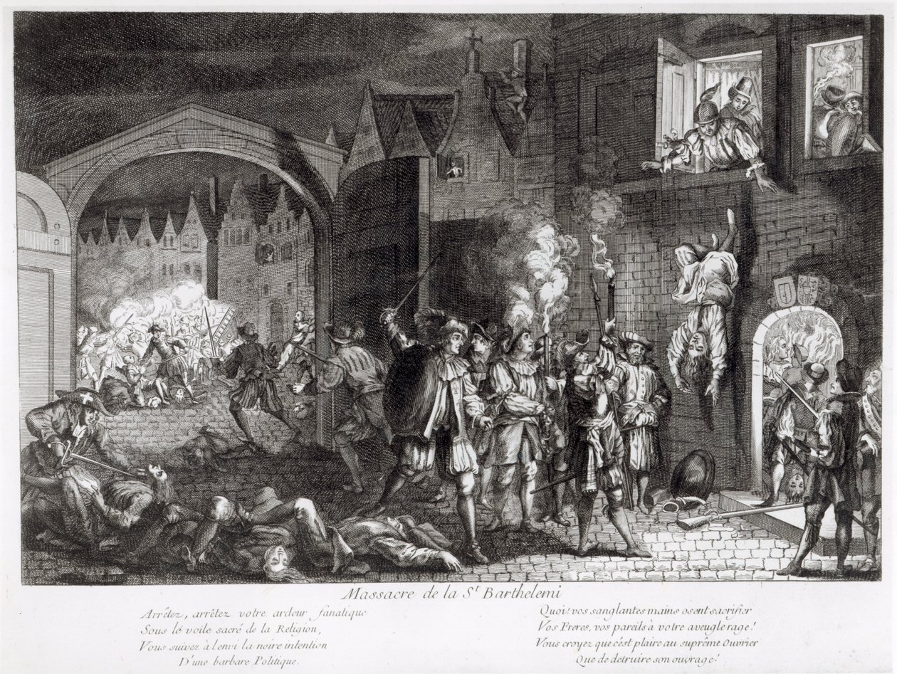 A Szent Bertalan-napi mészárlás, 1572 alkotó: French School