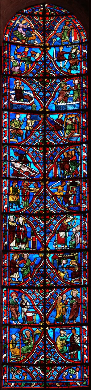 A St Denys ablak alkotó: French School