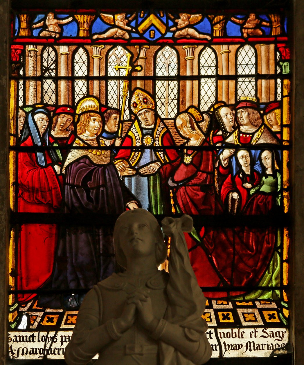 A St Louis-i ablak: A francia király házassága alkotó: French School