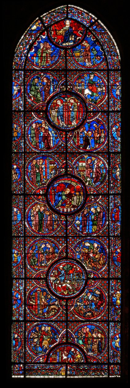 A St Lubin ablak: : jelenetek a (w45) életéből alkotó: French School
