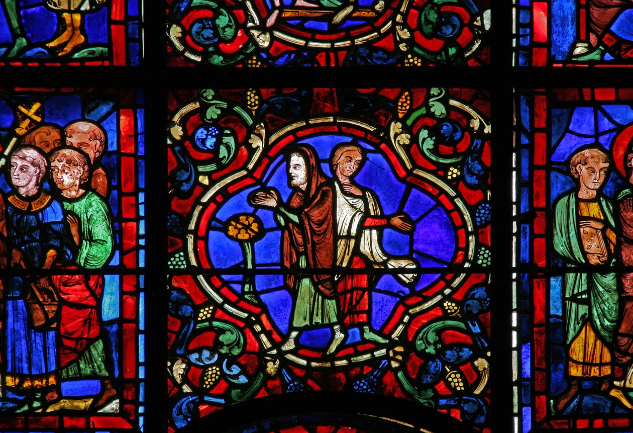 A Szent Márton ablak: dekoratív (w20) alkotó: French School