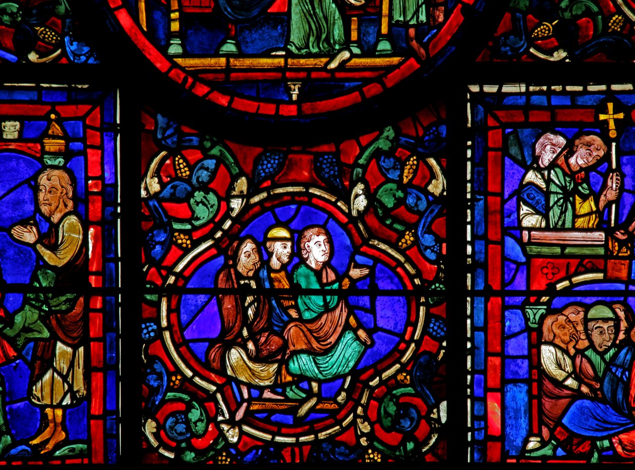 A Szent Márton ablak: dekoratív (w20) alkotó: French School