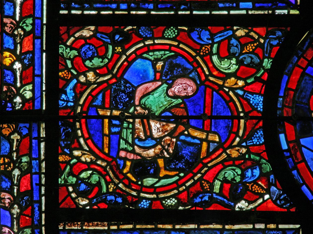 Szent Márton ablaka: adományozók – cipészek (w20) alkotó: French School
