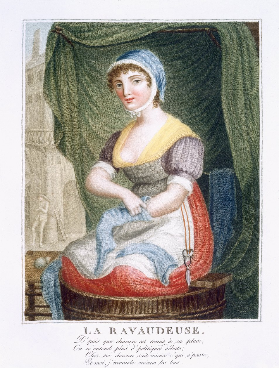 A Harisnya Darner, 1816 körül alkotó: French School