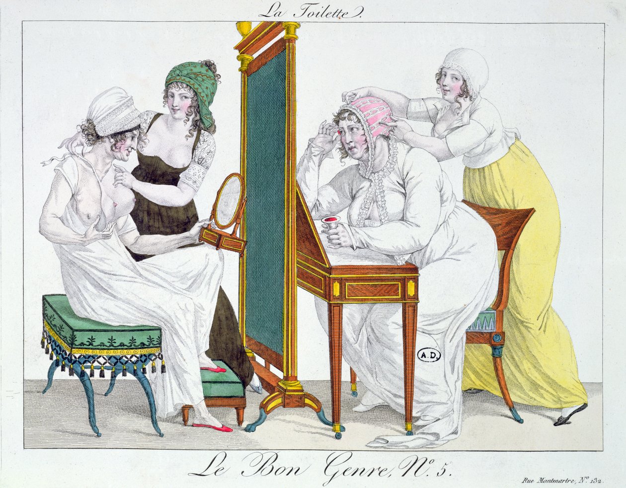 A WC, a Le Bon Genre sorozatból, 19. század eleje alkotó: French School