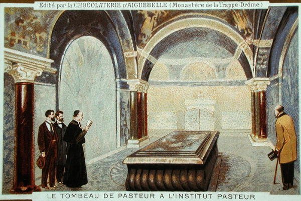 Louis Pasteur (1822-95) sírja a párizsi l